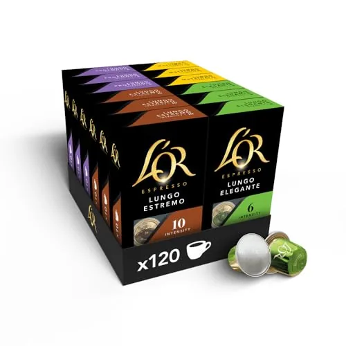 L'OR Espresso Surtido Café Lungo | 4 Sabores | 120