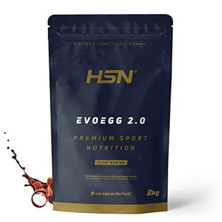 Albúmina de Huevo en Polvo de HSN Evoegg 2.0 | Chocolate 2 Kg = 67 Tomas | Claras Deshidratadas de Gallinas no Enjauladas | Intolerantes a la Lactosa