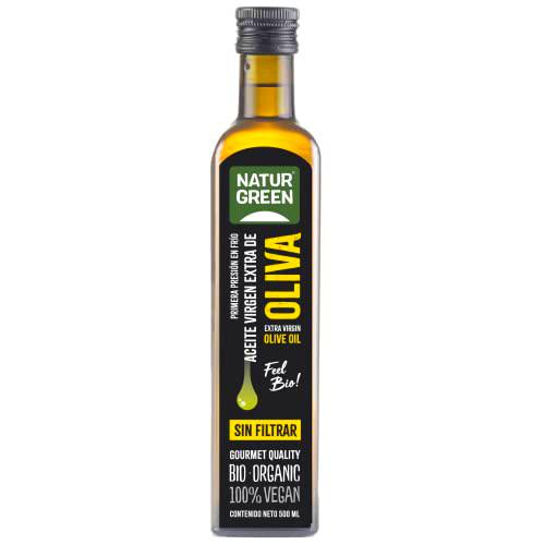 NaturGreen - Aceite de Oliva Virgen Extra Sin Filtrar Ecológico