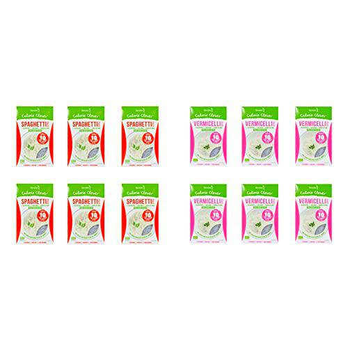 6x Slendier Bio Konjac Espagueti 400g &amp; 6x Bio Konjac Cabello de ángel 400g