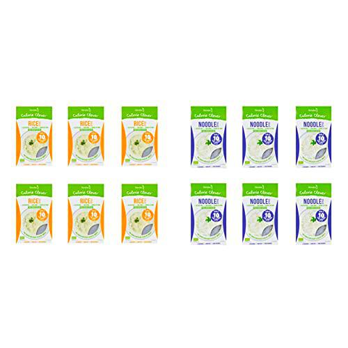 6x Slendier Bio Konjac Arroz 400g &amp; 6x Bio Konjac Fideos 400g