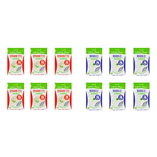 6x Slendier Bio Konjac Espagueti 400g &amp; 6x Bio Konjac Fideos 400g