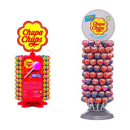Chupa Chups Original, Caramelo con Palo de Sabores Variados