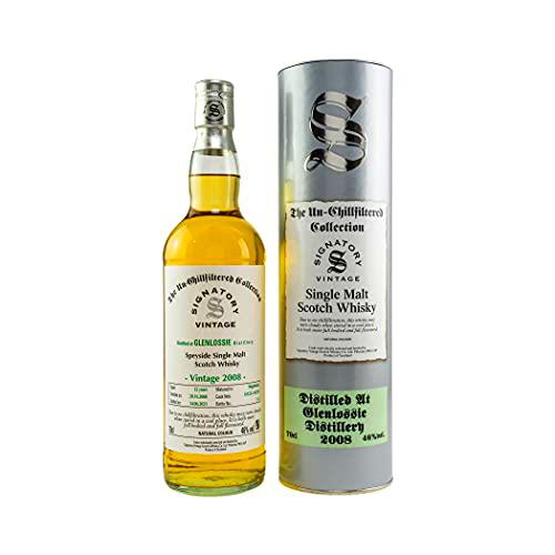 Signatory Vintage GLENLOSSIE 12 Years Old The Un-Chillfiltered 2008 46% Vol
