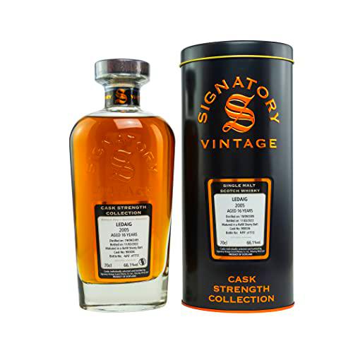 Signatory Vintage LEDAIG 16 Years Old Cask Strength 2005 66,1% Vol