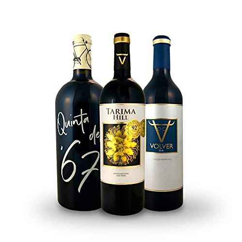 BODEGAS Y VIÑEDOS VOLVER | Pack de 3 Botellas | Vino Tinto Tarima Hill | Quinta del 67 | Volver Tempranillo | D.O