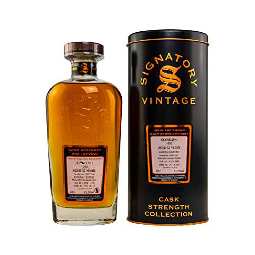 Signatory Vintage CLYNELISH 32 Years Old Cask Strength 1990 45,9% Vol