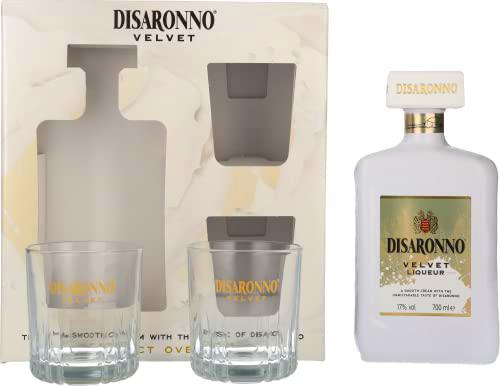 Disaronno VELVET Liqueur 17% Vol. 0,7l in Giftbox with 2 glasses
