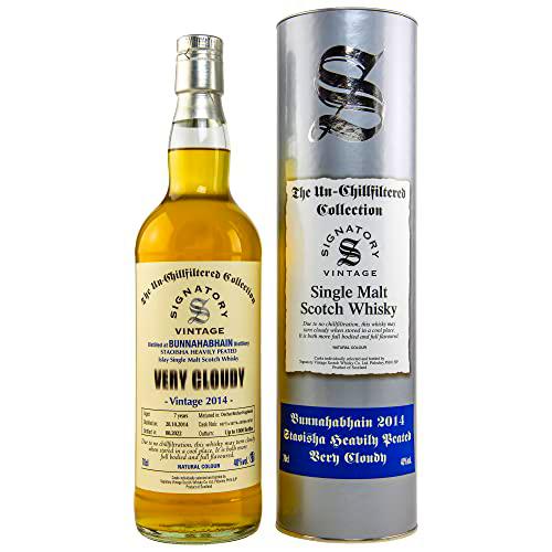 Signatory Vintage BUNNAHABHAIN STAOISHA VERY CLOUDY 2014 40% Vol