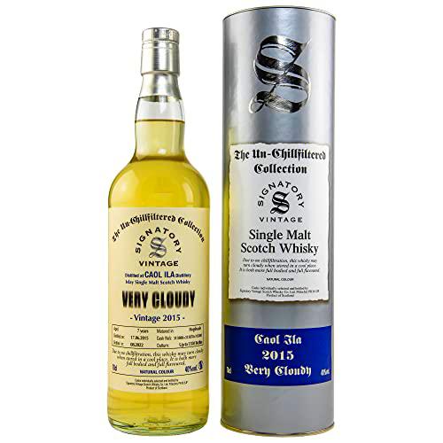 Signatory Vintage CAOL ILA VERY CLOUDY The Un-Chillfiltered 2015 40% Vol