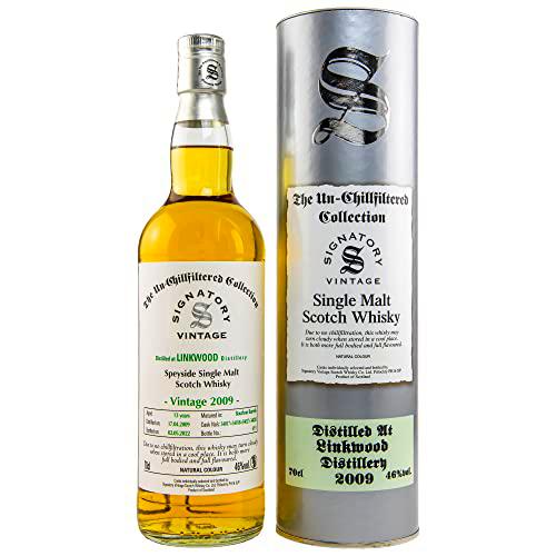 Signatory Vintage LINKWOOD 13 Years Old The Un-Chillfiltered 2009 46% Vol