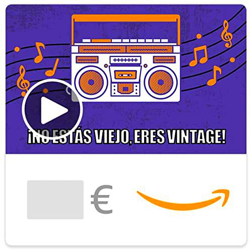 Cheques Regalo de Amazon.es - Email - Cumpleaños Vintage (animación)