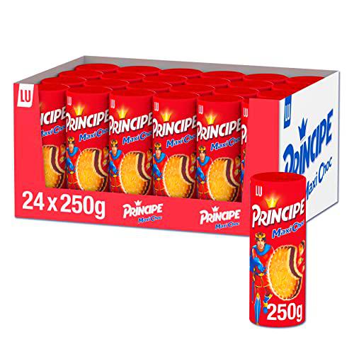 Príncipe Maxi Choco - Galletas Tipo Sánwich, Rellenas de Crema de Chocolate con Leche