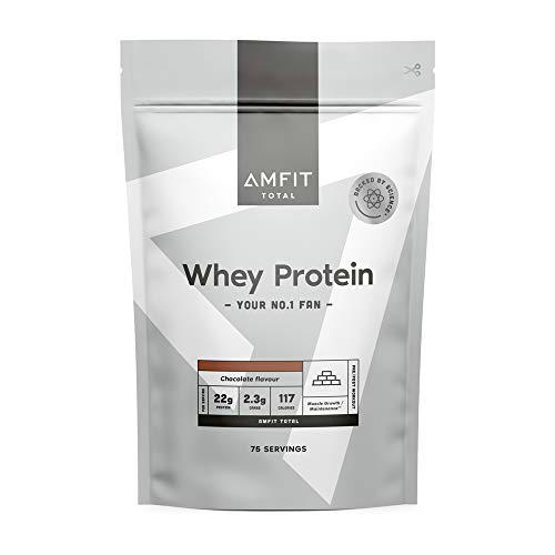 Marca Amazon - Amfit Nutrition Proteína de Suero de Leche en Polvo 2.27kg