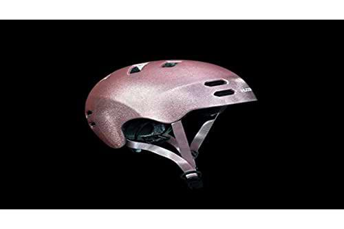 HUDORA Patinaje Reflect-Casco de Skate, Color Rosa