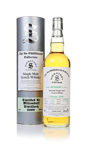 Signatory Vintage MILTONDUFF 12 Years Old The Un-Chillfiltered 2009 46% Vol
