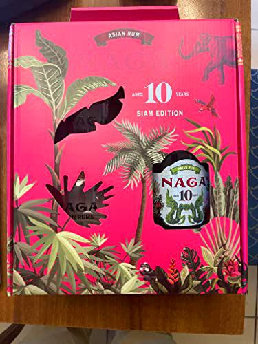 Naga 10 Years Old Asian Rum SIAM EDITION 40% Vol. 0,7l in Giftbox with 2 glasses