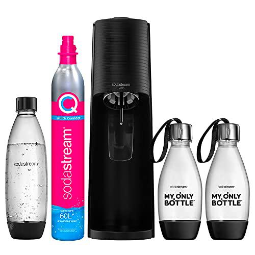 SodaStream Terra Pack - Máquina Gasificadora de Agua Color Negro