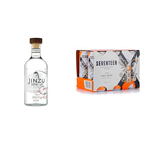 Jinzu, ginebra, 700 ml &amp; Seventeen Contemporary Mixers Seventeen
