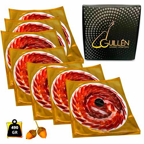 490 gr Jamon de Bellota Iberico de GUIJUELO - Loncheado y envasado al vacio