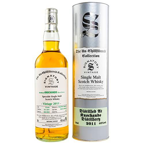 Signatory Vintage KNOCKANDO 10 Years Old The Un-Chillfiltered 2011 46% Vol