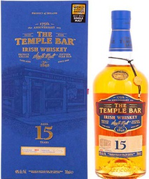 The Temple Bar 15 Years Old Single Malt Irish Whiskey 175th Anniversary 40% Vol