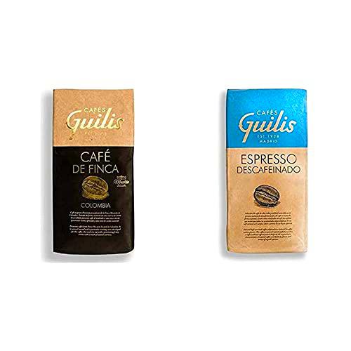 CAFES GUILIS DESDE 1928 AMANTES DEL CAFE Café Colombia en Grano Arábica Tueste Natural