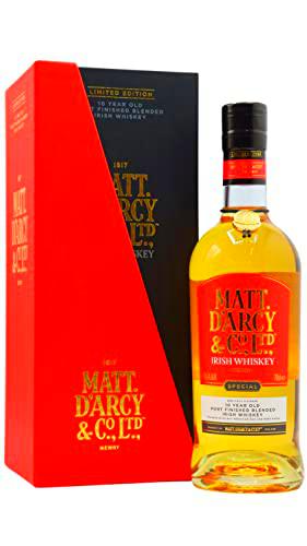 Matt. D'arcy 10 Years Old Blended Irish Whiskey Limited Edition 46% Vol