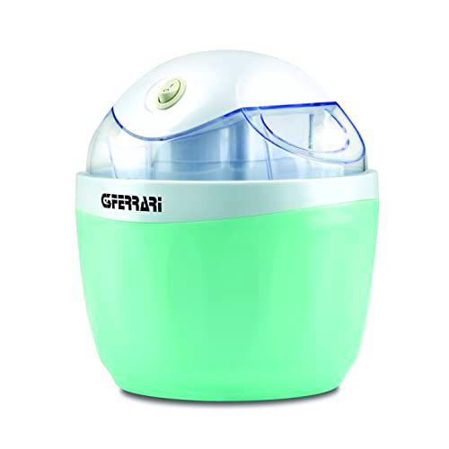 G3 Ferrari G20136 "Vanilla" Heladera 1 litro Preparación Helado 30 minutos Verde Agua
