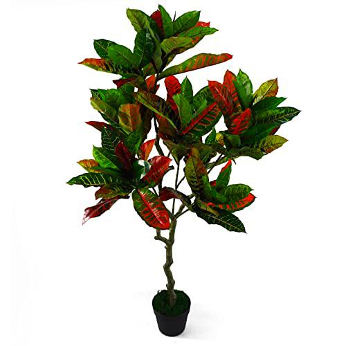Leaf Planta Artificial Codiaeum Multicolor para casa