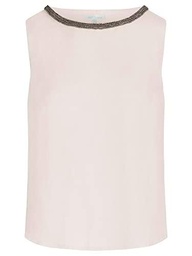 Mint &amp; Mia Web-Top Camiseta de Tejido, Lech, 44 para Mujer