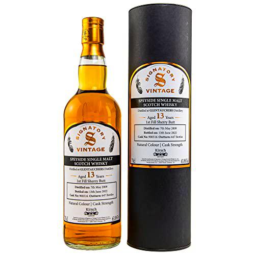 Signatory Vintage GLENTAUCHERS 13 Years Old Cask Strength Whisky 2009 63,8% Vol
