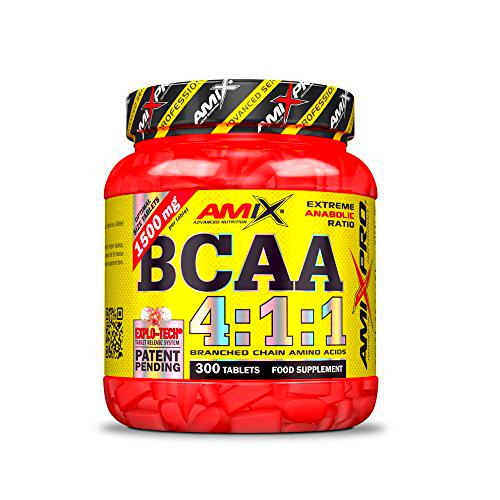 AMIX Nutrition | Bcaa 4:: | Aminoácidos Ramificados | Contiene 300 Cápsulas | Aumenta Energía Y Resistencia | Quemador De Grasa | Especial Para Deportistas | Reduce El Cansancio, Multicolor