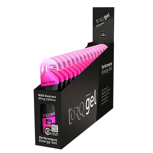 TORQ Gel Forest Fruits - Paquete de 15 unidades, color negro