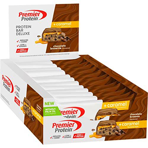Premier Protein Deluxe Bundle - Chocolate Brownie (12x50g) + Chocolate Peanut Butter (12x50g) + White Chocolate Vanilla (12x50g)