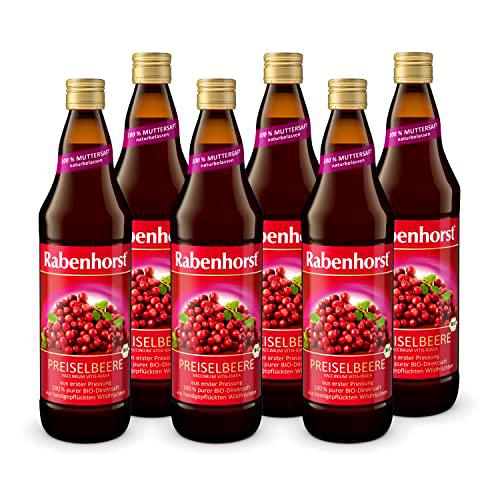 Rabenhorst Jumbo de arándanos orgánicos, 6 unidades (0,7 l)