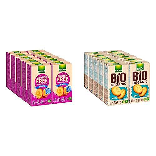 Gullón - Galleta María Sin Gluten, 4000 g, Pack de 10 &amp; Galleta María BIO Organic vegetarianas
