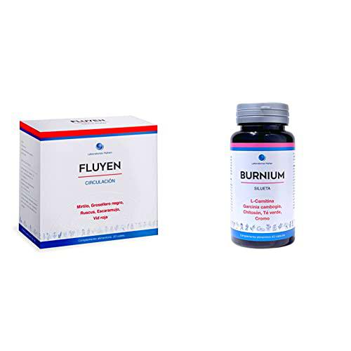 FLUYEN 20 AMPOLLAS MAHEN &amp; Burnium 60 Cápsulas de Just Podium