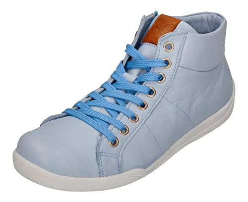 Andrea Conti, Zapatillas Mujer, Azul Pastel Brandy, 37 EU