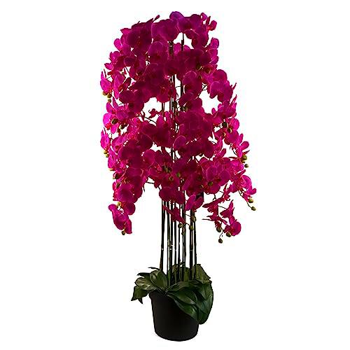 Leaf Design UK - Orquídea Artificial Realista en Maceta