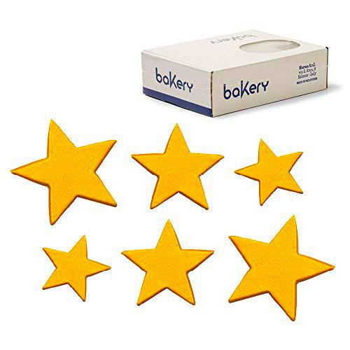 Decora Paquete 160 Decoraciones De Azúcar Estrellas De Oro 370 g
