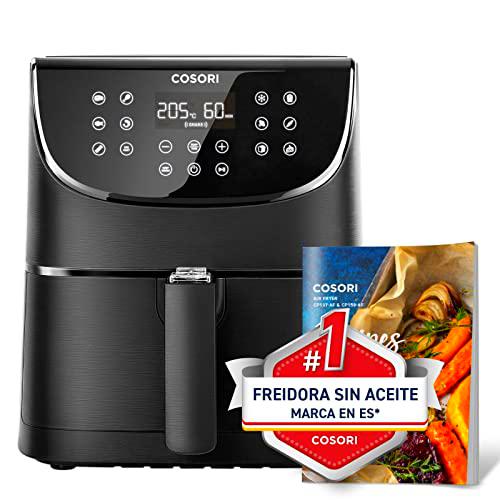 COSORI Freidora sin Aceite 3.5 L, Freidora de Aire Caliente 1500W con Pantalla LED Táctil y 100 Recetas