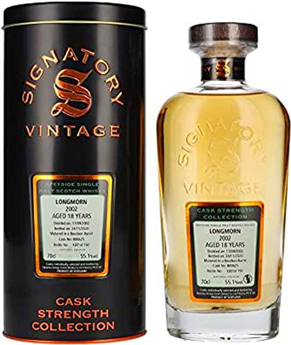 Signatory Vintage LONGMORN 18 Years Old Cask Strength 2002 55,1% Vol