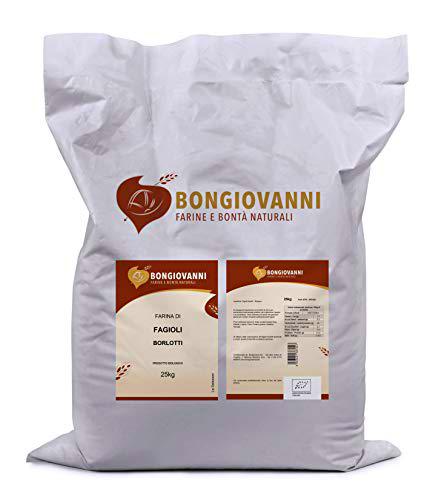 Bongiovanni Farine e Bonta' Naturali Harina de Frijol Borlotti 25Kg Bio 25000 g