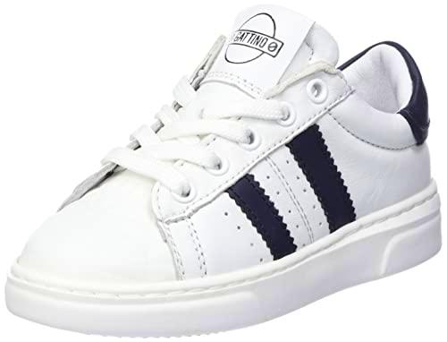 Gattino G1261, Zapatillas Deportivas, Color Blanco y Azul, 36 EU