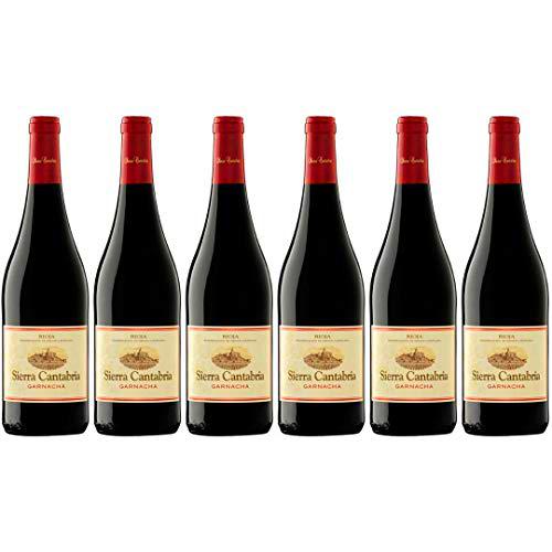 Sierra Cantabria Vino Tinto Garnacha - 6 Botellas - 4500 ml