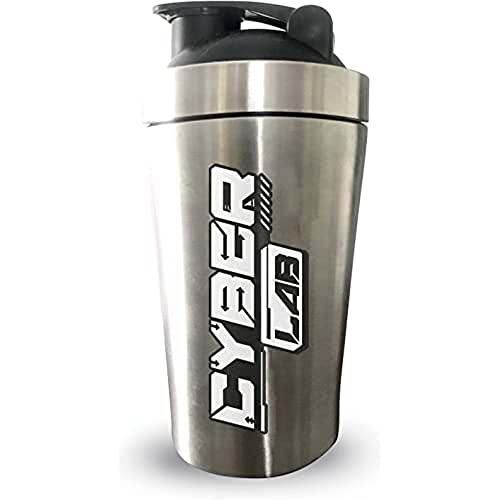 Cyberlab SHAKER - Recipiente impermeable, 500 ml, acero