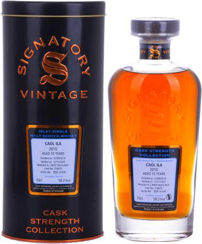 Signatory Vintage CAOL ILA 10 Years Old Cask Strength 58,2% Vol