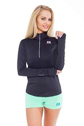 FA WEAR Sudadera de Manga Larga, Color Negro, Talla M