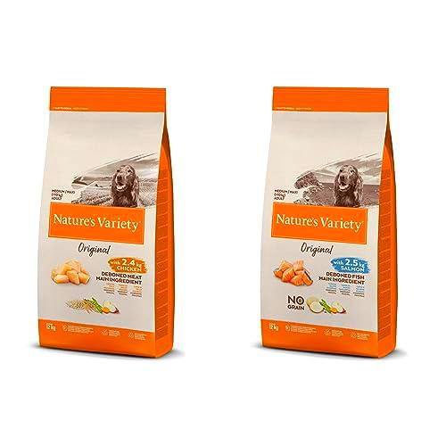 Nature's Variety Original, Pienso para Perros Adultos Medianos y Grandes con Pollo Deshuesado